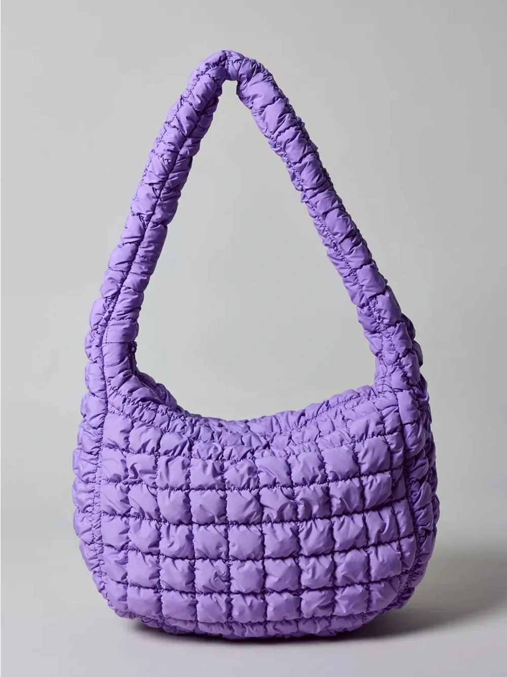 Urban Outfitters Out From Under Caitlin Quilted Crossbody Bag Purple Lilac